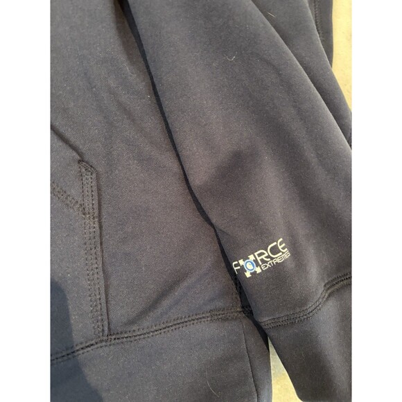 Carhartt Force Hoodie Mens L Large Navy Blue Relaxed Fit Pullover Sweatshirt - Picture 4 of 10